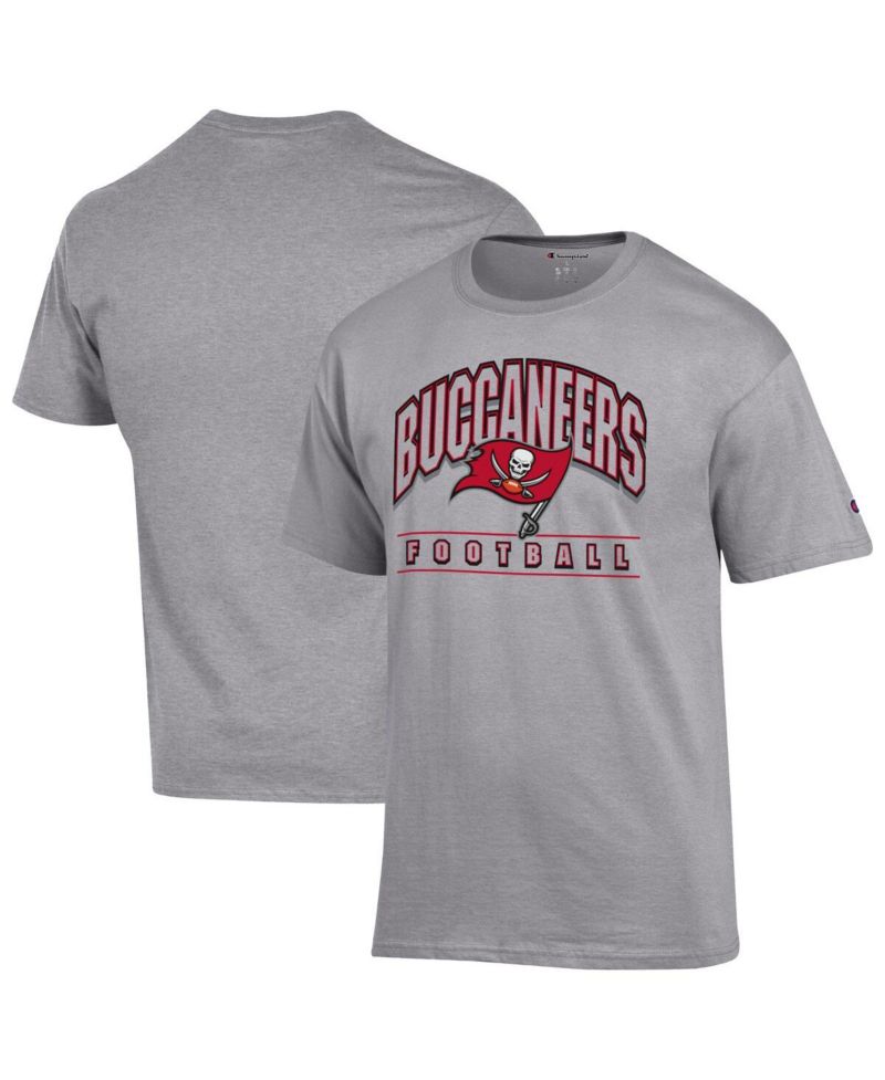 Men's Heather Gray Tampa Bay Buccaneers Football T-Shirt