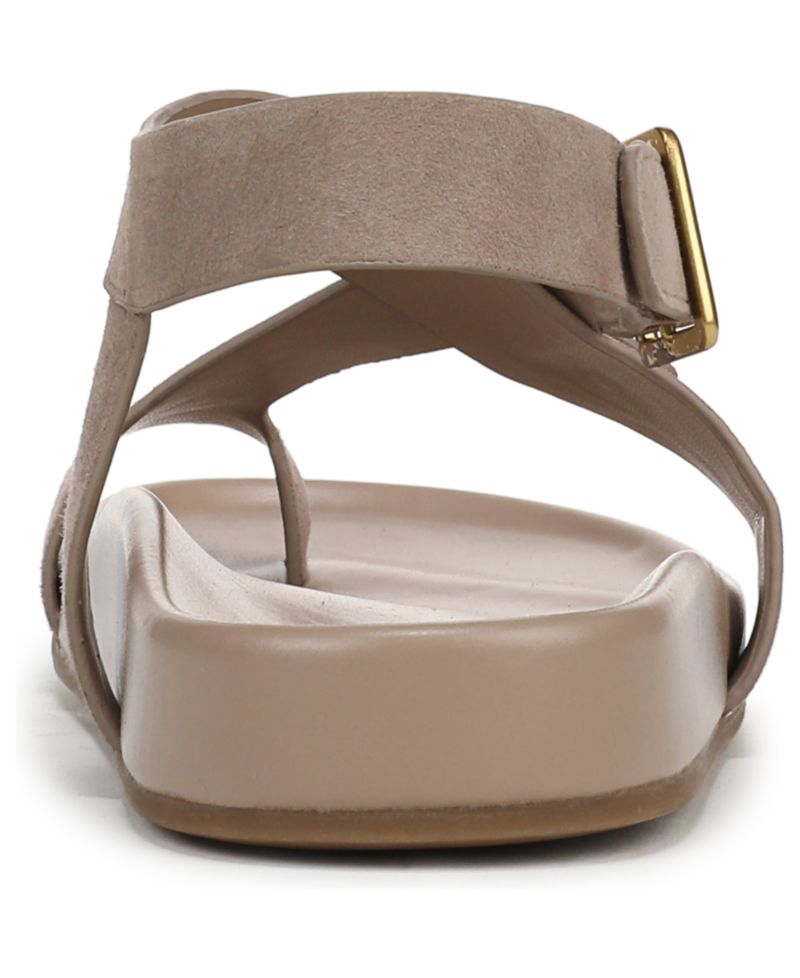 Blair Toe Loop Round Toe Buckle Flat Sandals