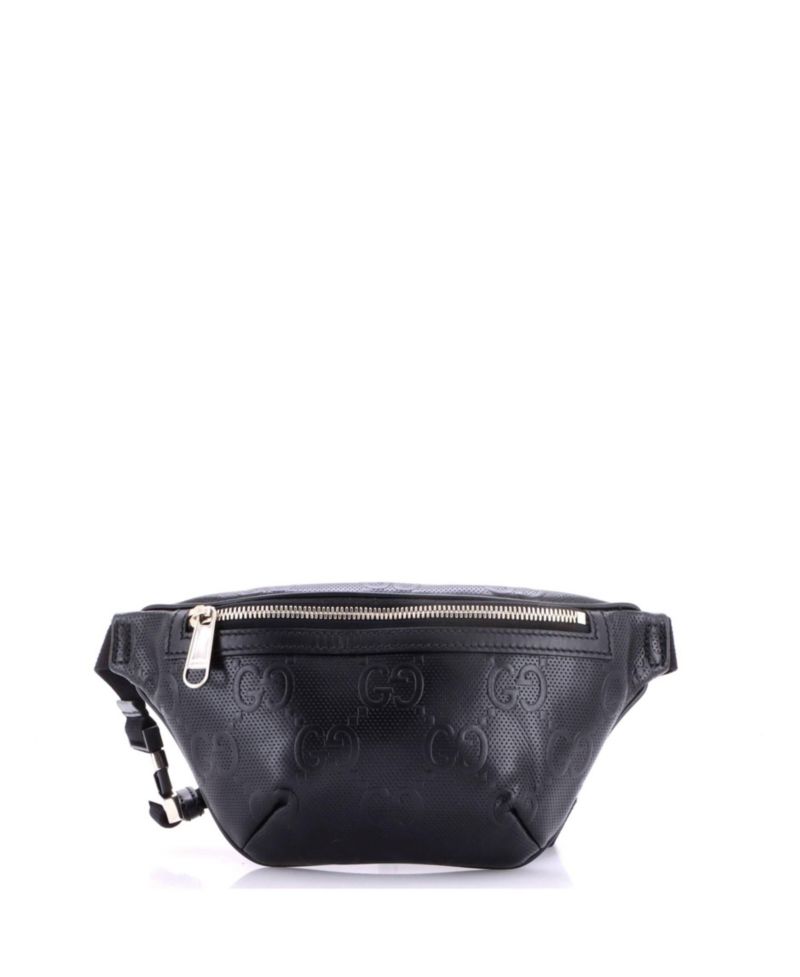 Small Belt Bag GG Embossed Perforated Leather