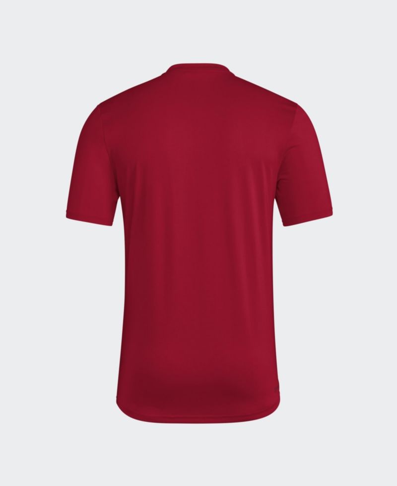 Men's Crimson Indiana Hoosiers Locker Slogan Football Pre-Game T-Shirt