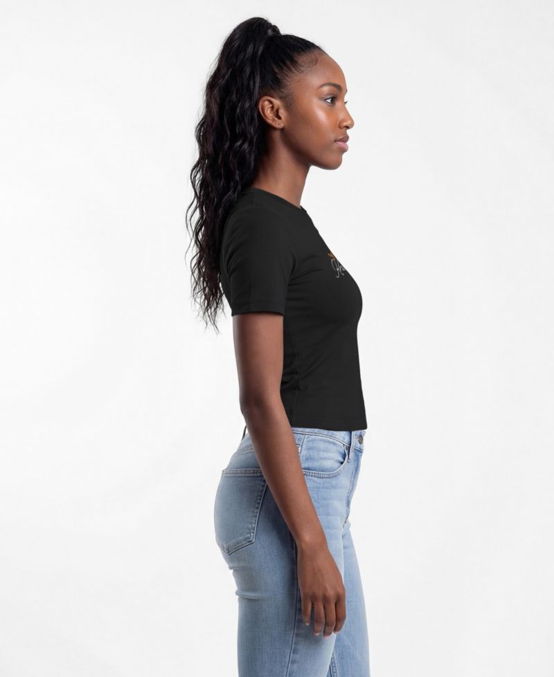 Women's Black New York Knicks Soft Touch T-Shirt