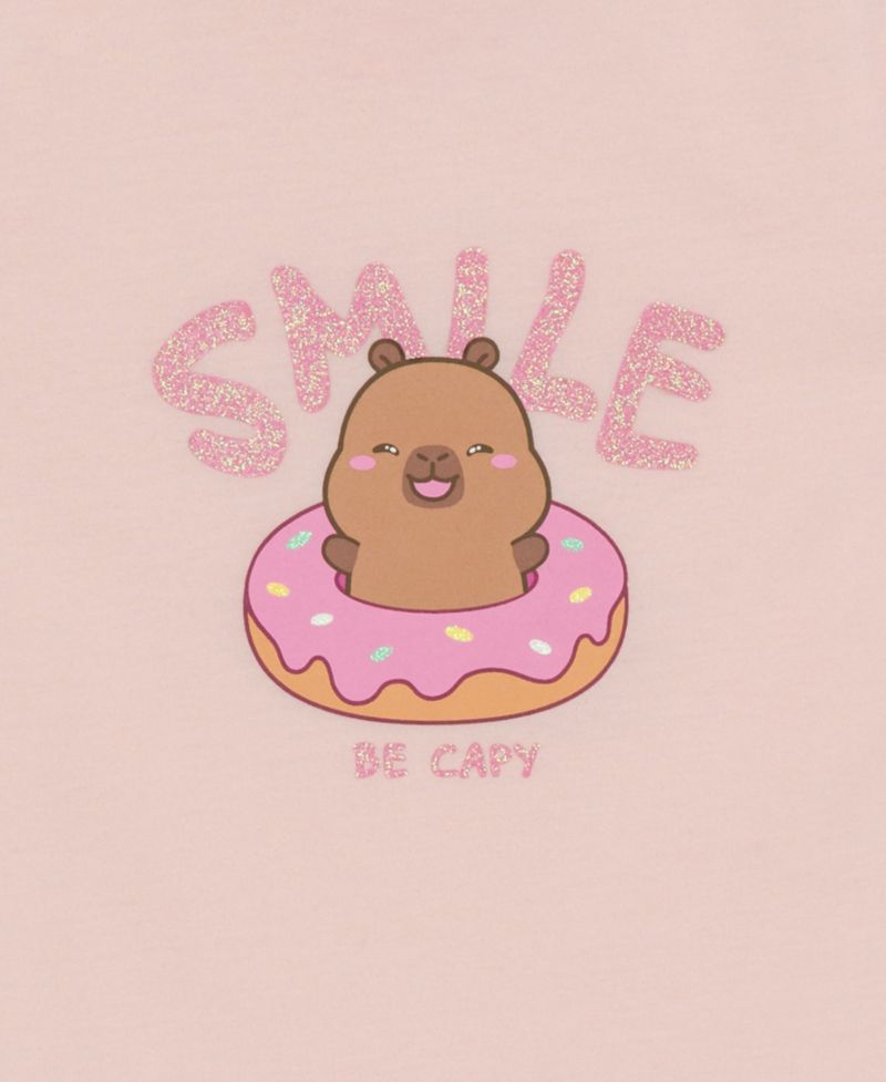 Toddler Girls' 12M-5T Smile Short-Sleeve T-Shirt