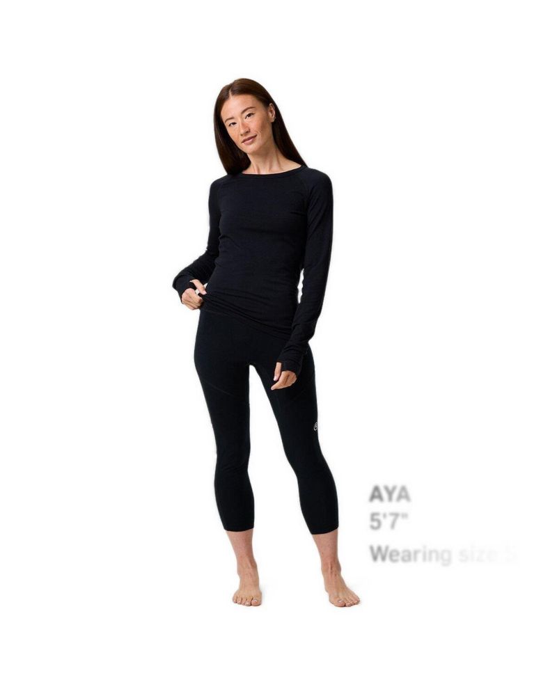 Women's BGA Cedars RWS Merino Lt-Wt Mid-Rise Bottom Lightweight Long Underwear Bottoms