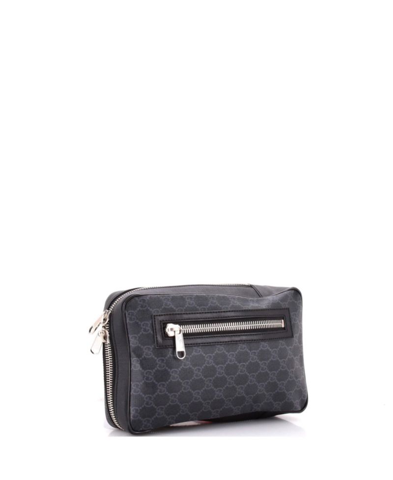 Small Soft Zip Sling Bag GG Coated Canvas
