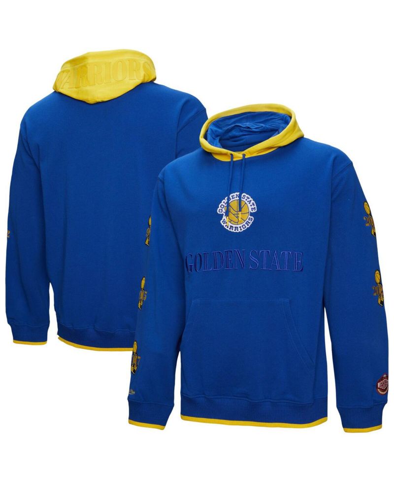 Men's Royal Golden State Warriors Hardwood Classics Team OG 3.0 Pullover Hoodie