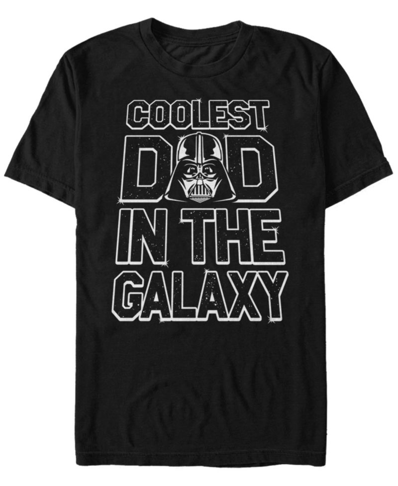 Star Wars Men's Darth Vader Coolest Dad In The Galaxy Short Sleeve T-Shirt