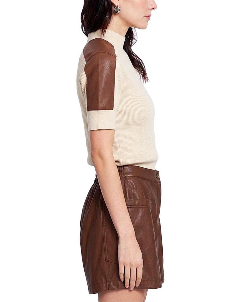 Women's Vesper Trim Ribbed Half Sleeve