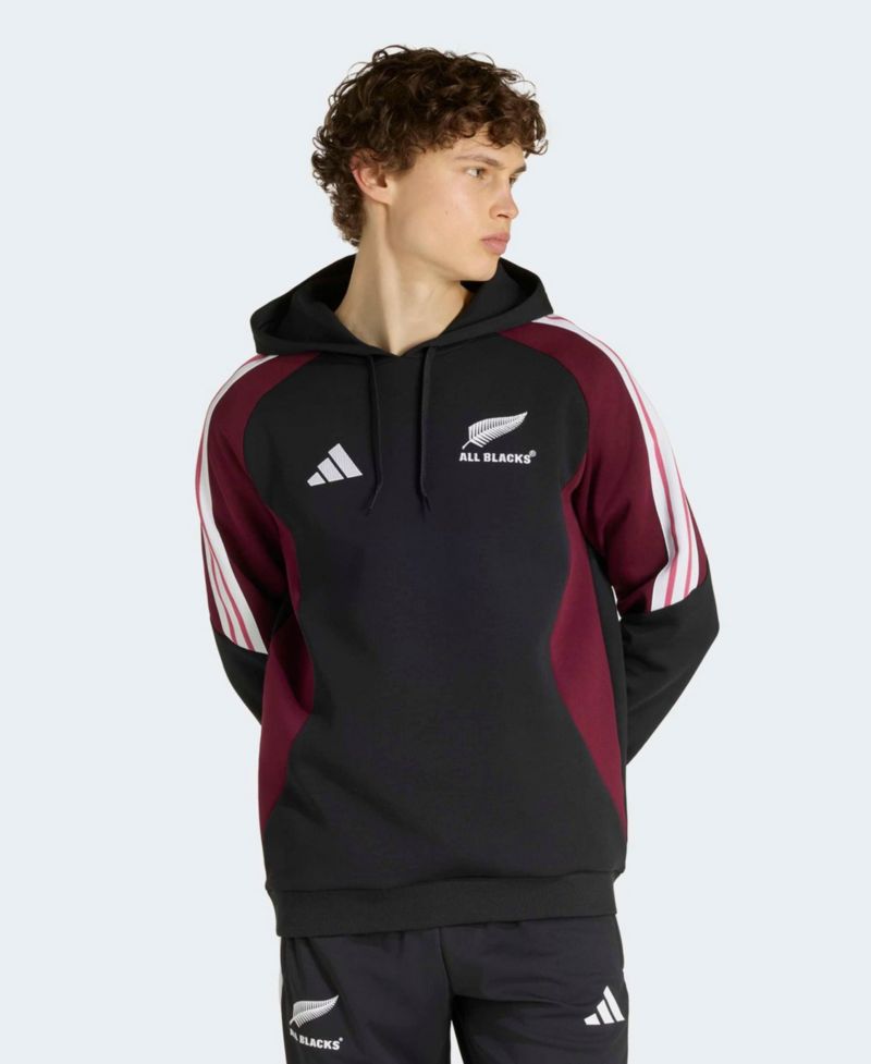 Men's Black/Maroon All Blacks Hoodie