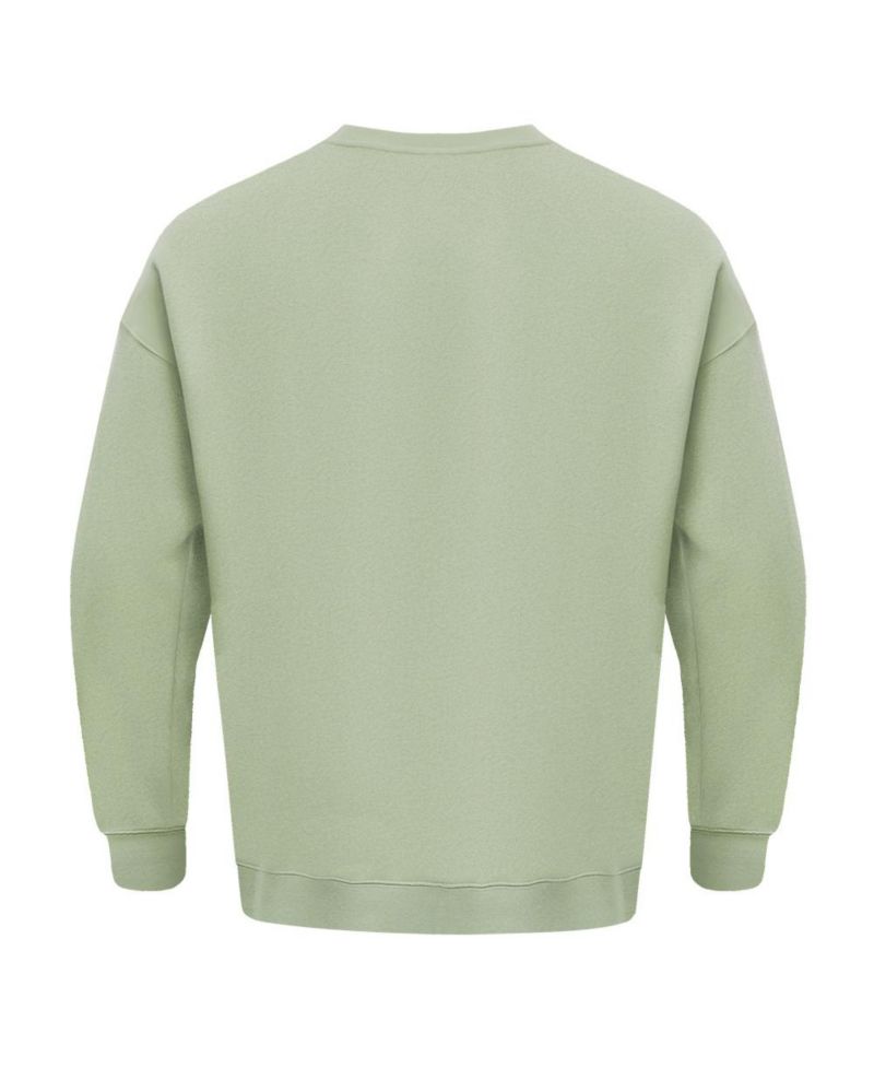 Men's Green Cincinnati Reds Neutral Drop Shoulder Pullover Sweatshirt