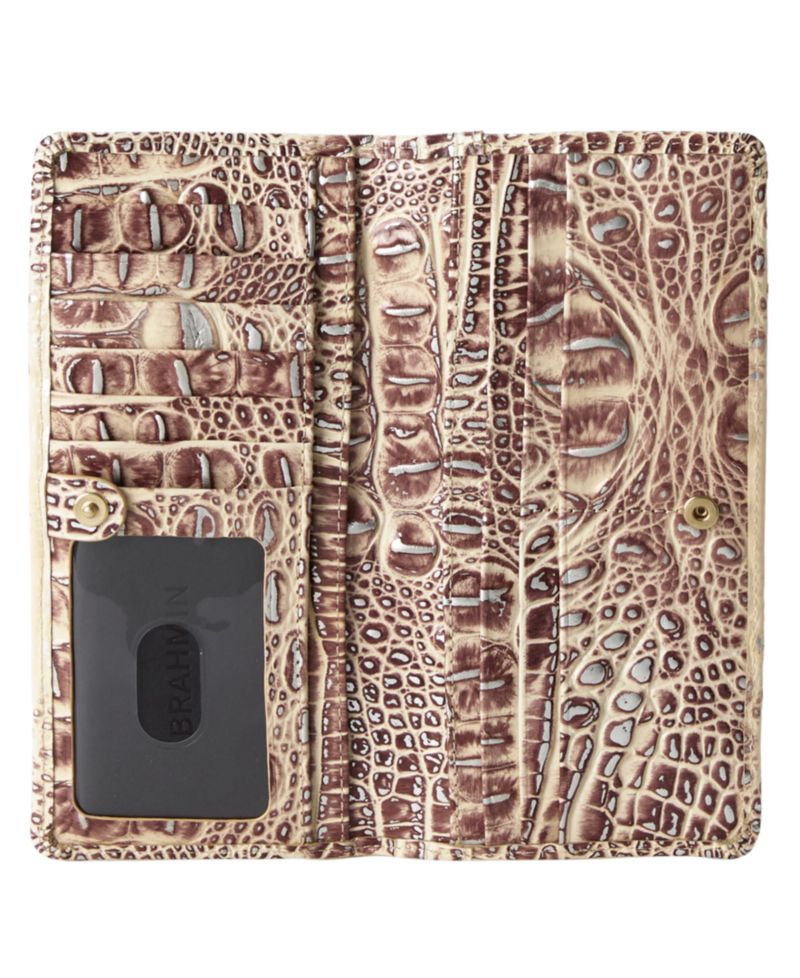 Adelle Ombre Melbourne Embossed Leather Wallet