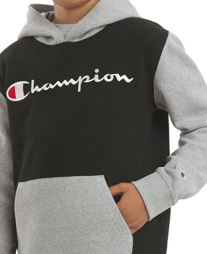 Boys' 8-20 Color-Block Logo Hoodie