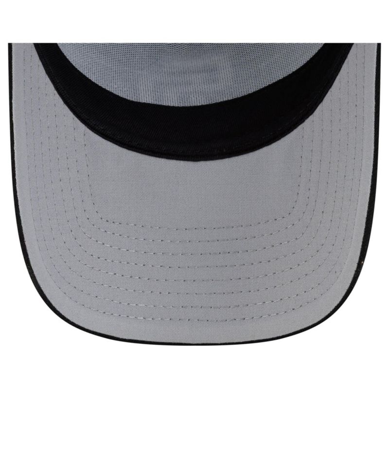 Men's Black San Diego Padres Side Script 9FORTY A-Frame Trucker Adjustable Hat