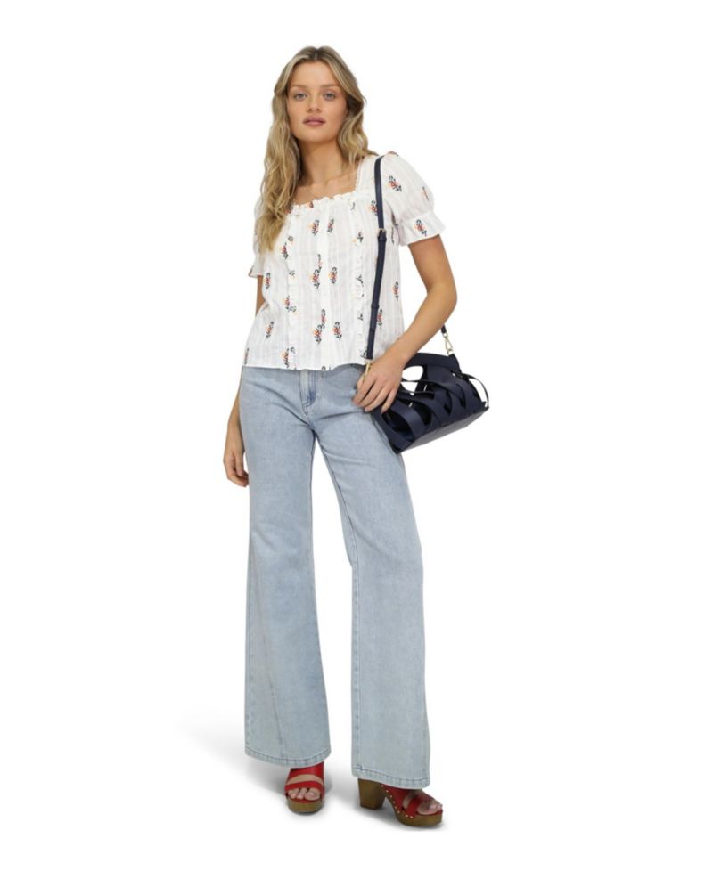 Women's Wild Garden Floral Blouse