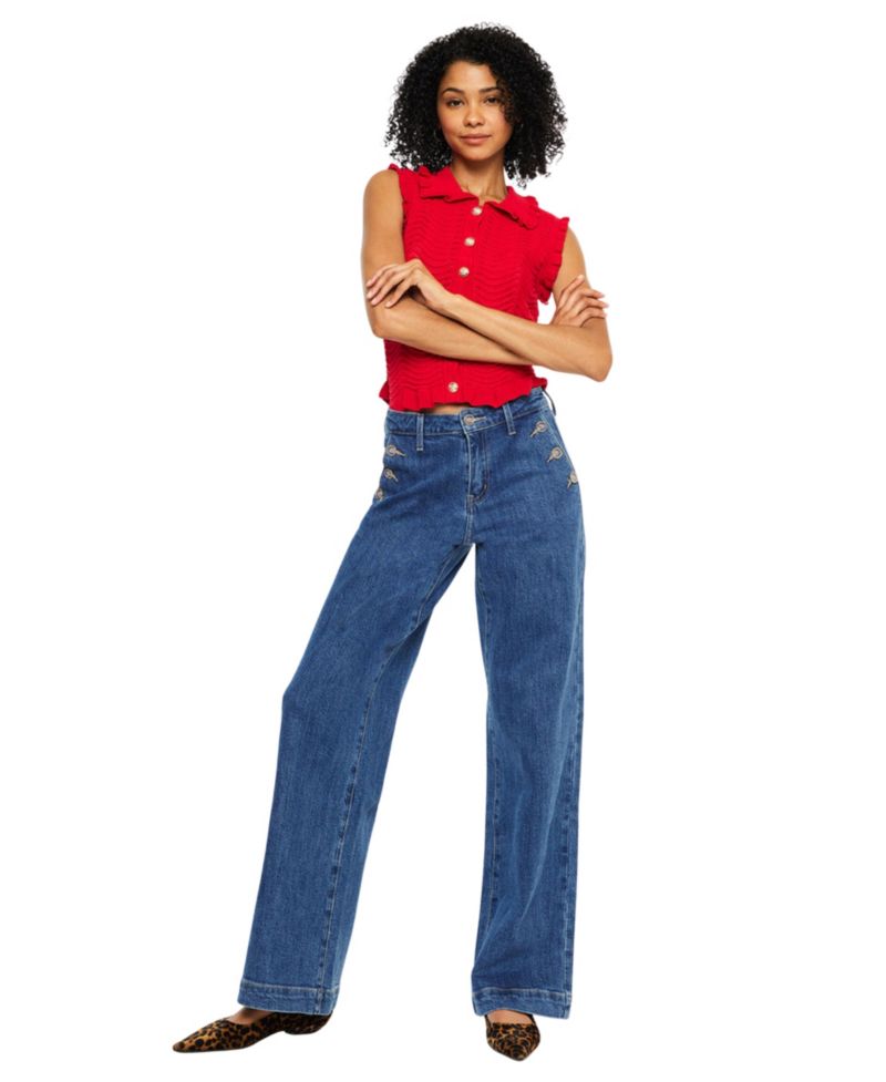 Women's Sol High Rise Wide Leg Trouser Jeans