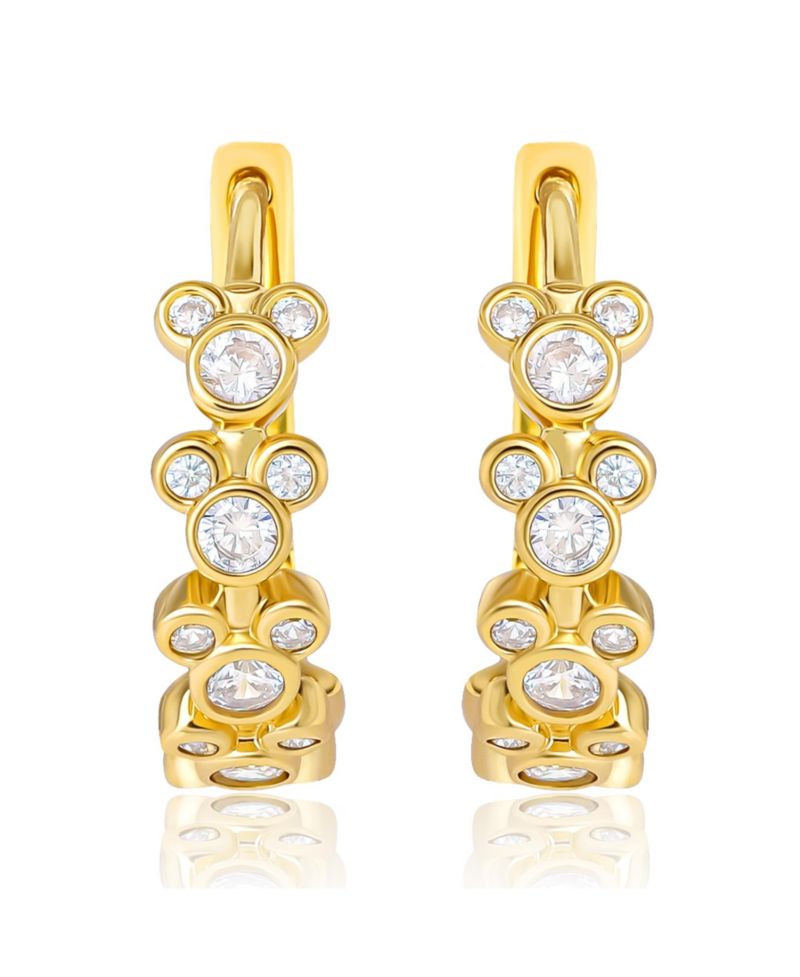 Mickey Mouse Endless Hoop Earrings