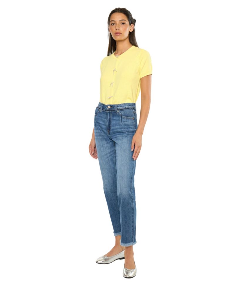 Women's Angelina High Rise Slim Straight Jeans