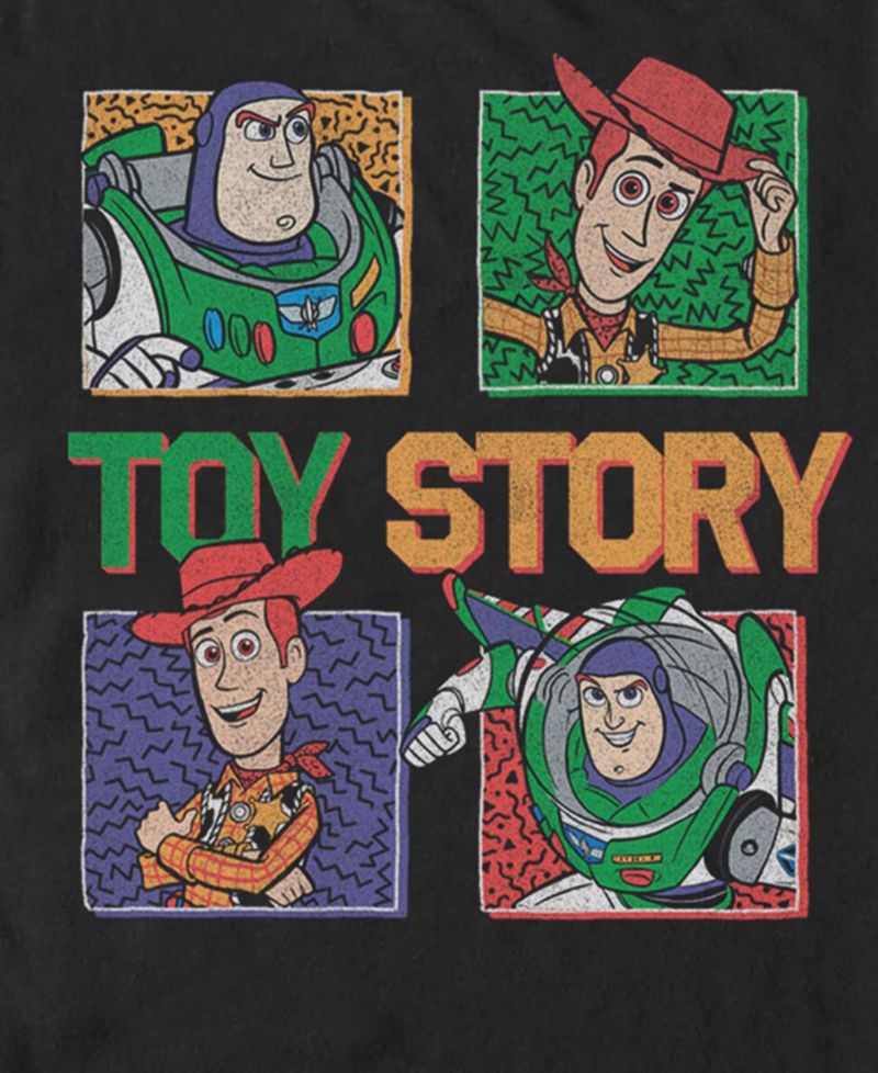 Men's Toy Story Ninties Foursquare T-Shirt