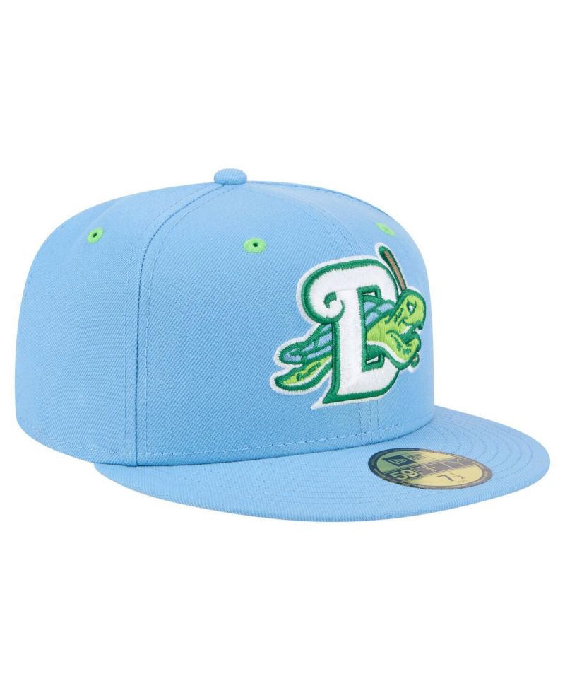 Men's Light Blue Daytona Tortugas Authentic Collection 59FIFTY Fitted Hat