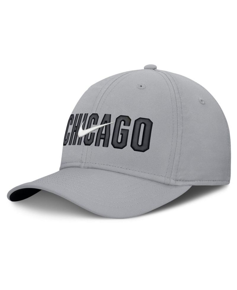 Men's Gray Chicago White Sox Primetime Dri-FIT Rise Bozz Flex Hat