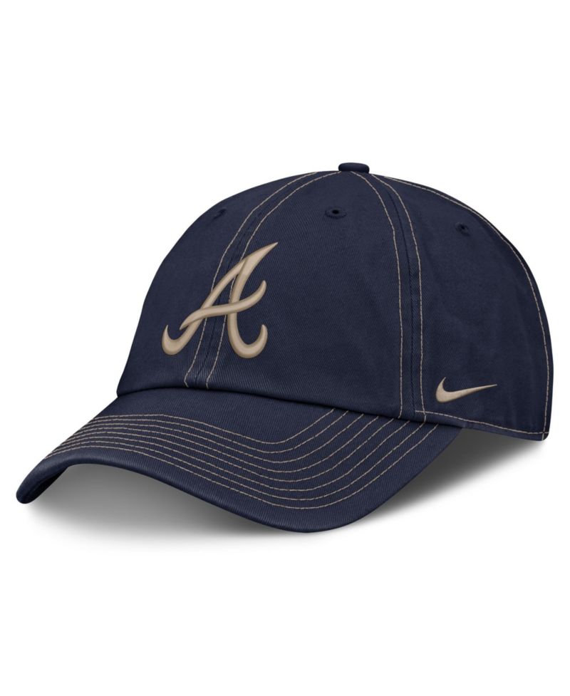 Men's Navy Atlanta Braves Father's Day Club Adjustable Hat