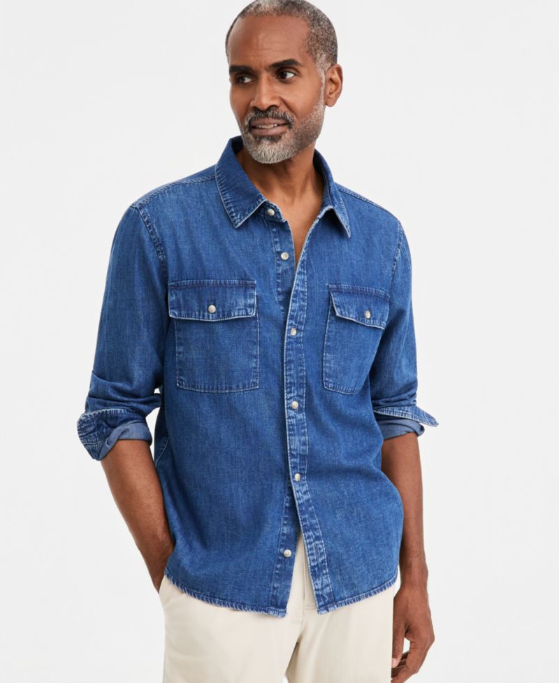 Men's Denim Overshirt