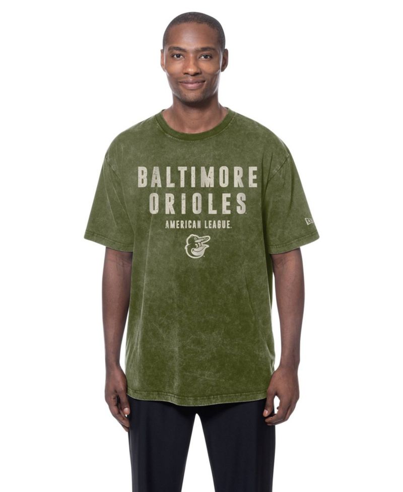 Men's Olive Baltimore Orioles 2026 Armed Forces Day T-Shirt
