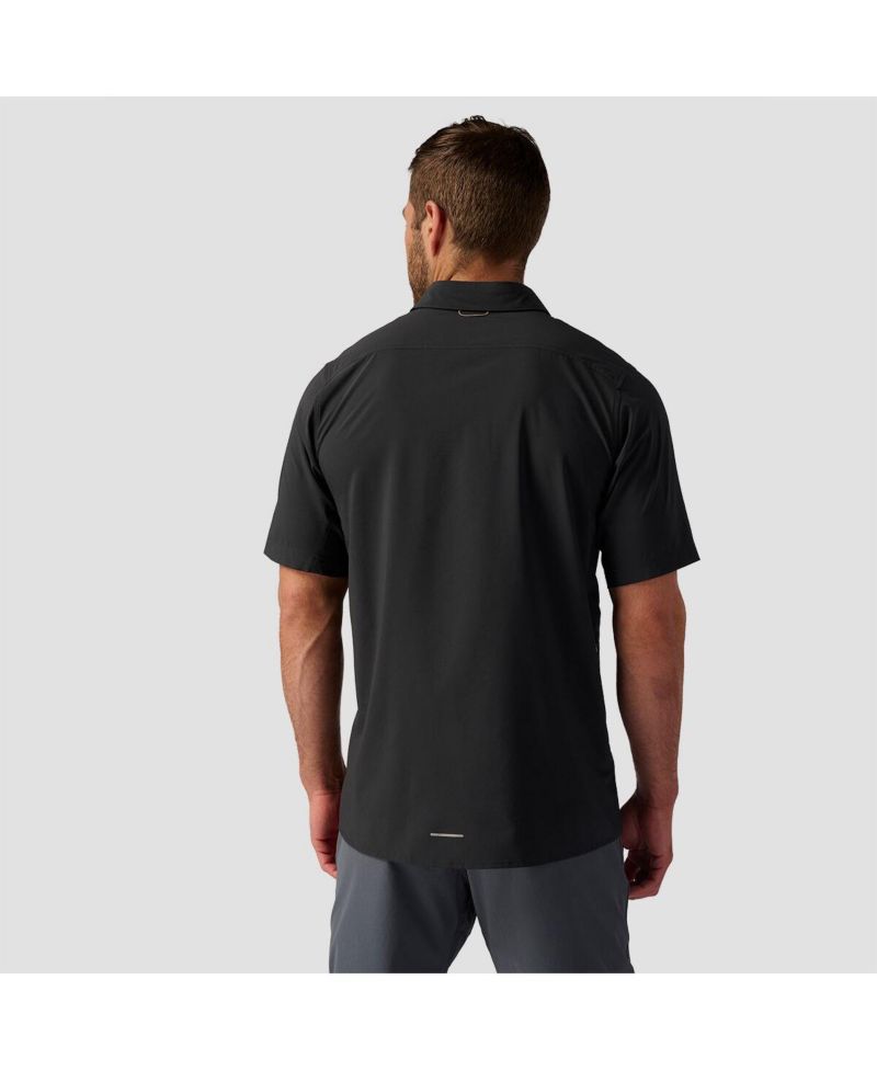 Men's Slickrock Button-Up Jersey Mountain Bike Jerseys Short Sleeve T-Shirt