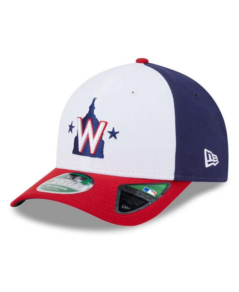 Men's White Washington Nationals Player Replica 9FORTY Adjustable Hat