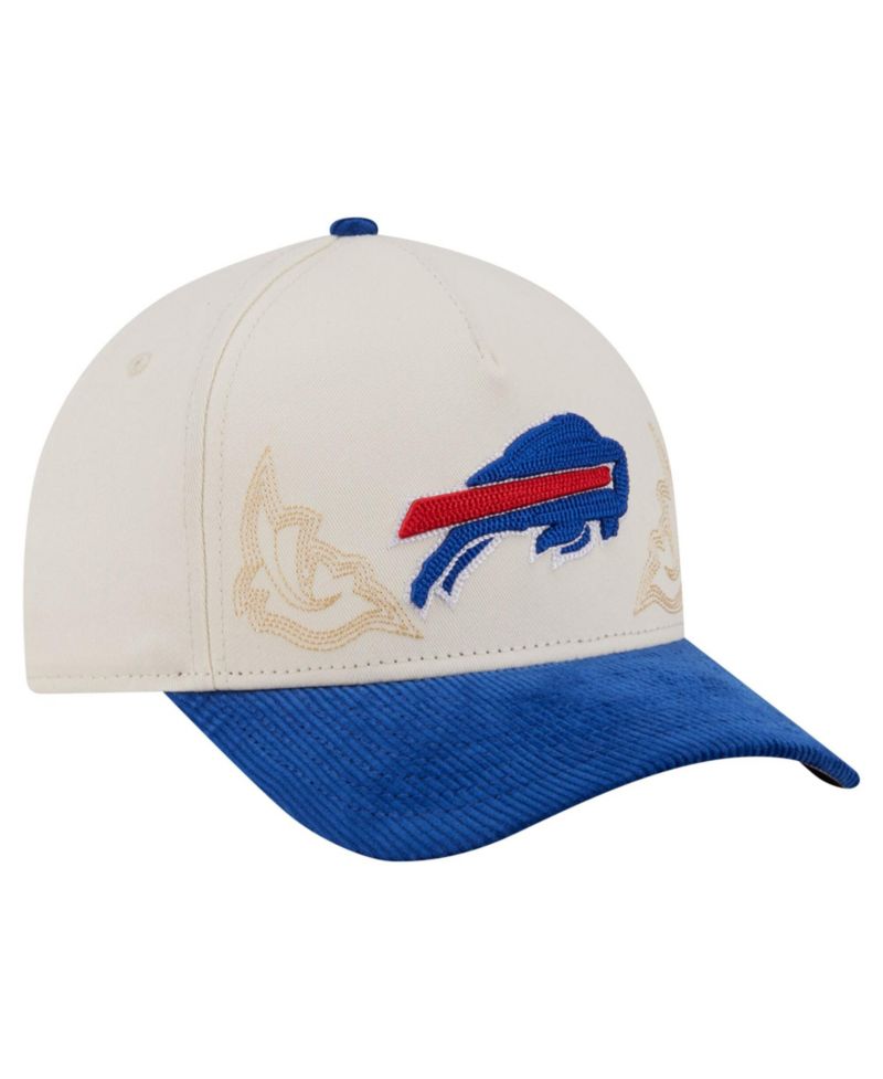 Men's Cream/Royal Buffalo Bills Western 9FORTY A-Frame Adjustable Hat