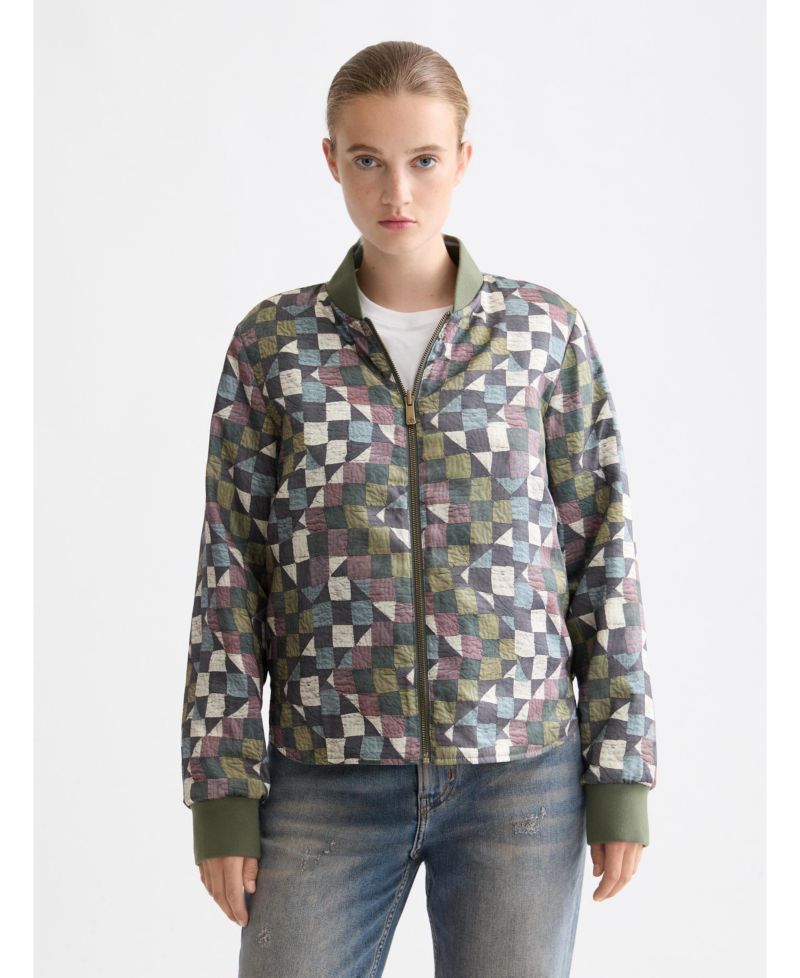 Women's Reversible Quilted Bomber