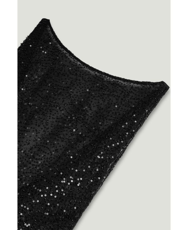 Women's Sequin Open Back Mini Dress