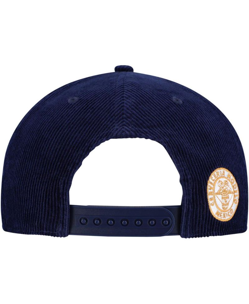 Men's Navy Modelo Corduroy Rope Golf Snapback Hat