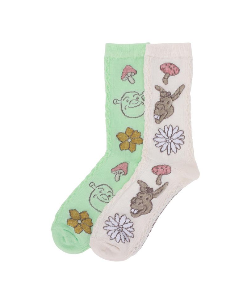 Women's Donkey Flora Patterns 2-Pair Socks