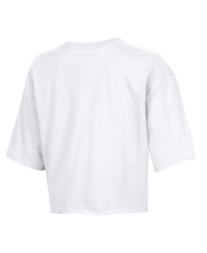 Women's Chicago Cubs Boyfriend Cropped T-Shirt