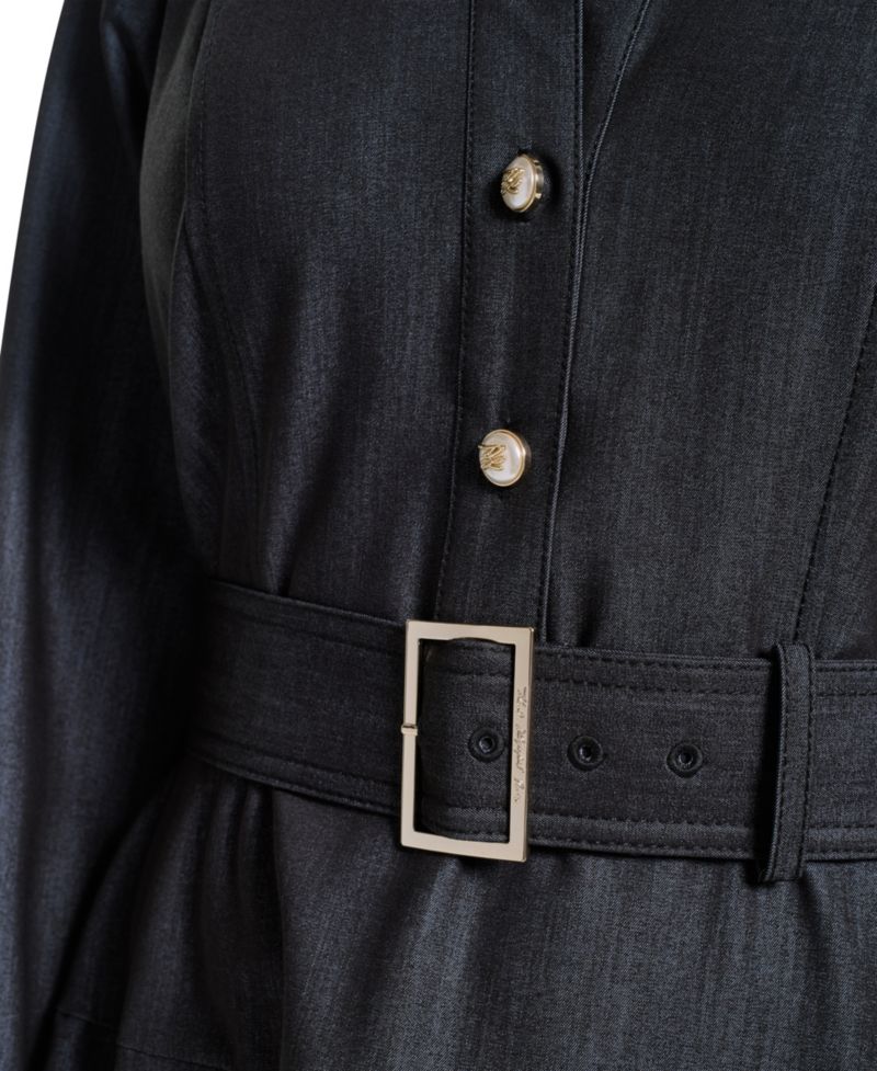 Women's Denim Shirt-Dress