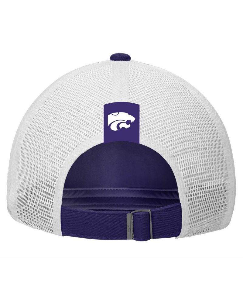 Men's Purple/White Kansas State Wildcats Vintage Club Trucker Adjustable Hat