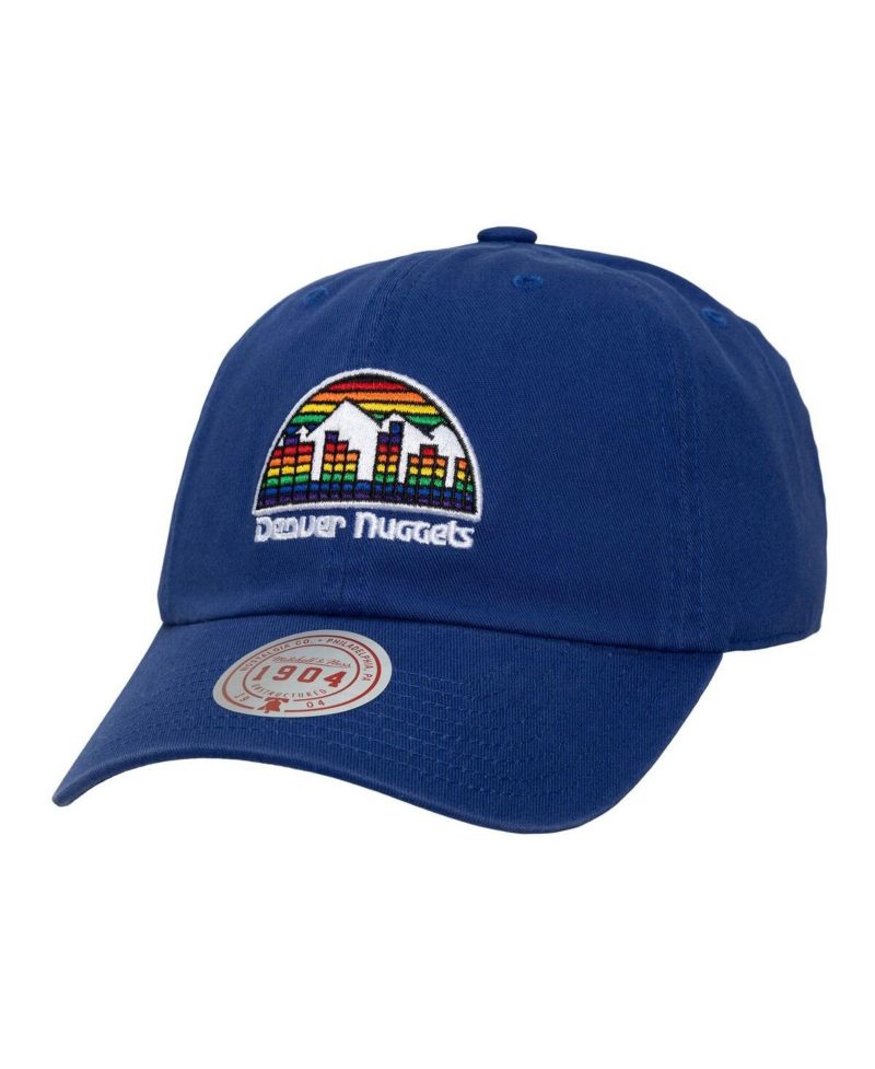 Men's Navy Denver Nuggets Hardwood Classics 1904 Adjustable Hat