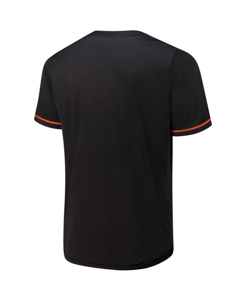 Men's Black Cincinnati Bengals Pop Full-Button Jersey