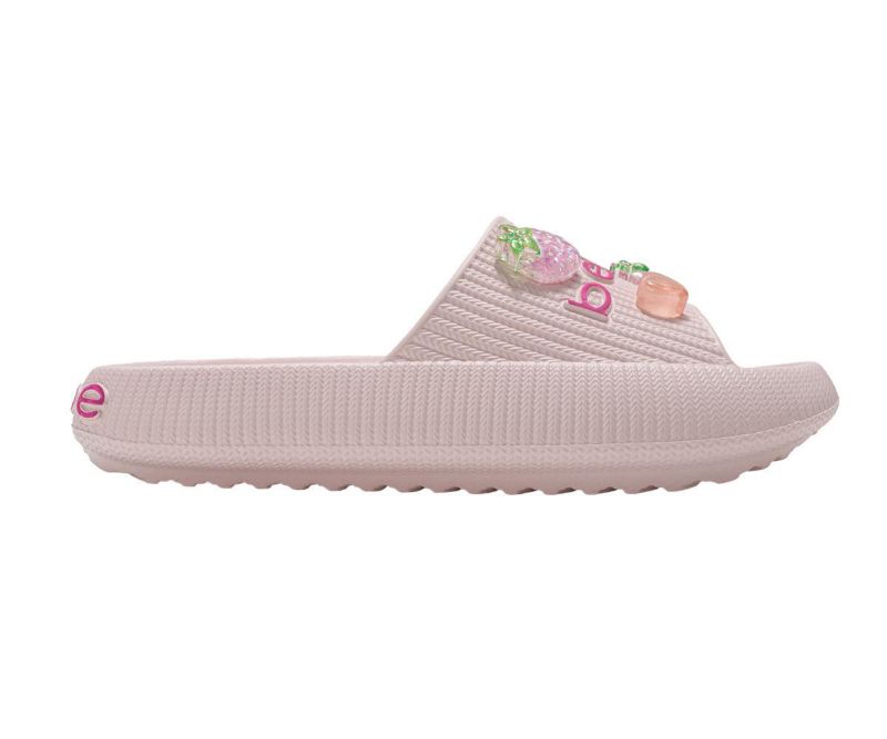 Big Girls EVA Slide - Lightweight Comfy Slide Sandals with Fruit Charms