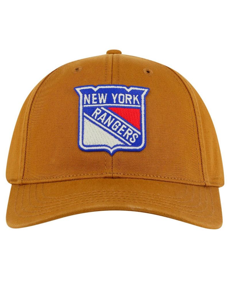 Men's Tan New York Rangers Hepcat Washed Twill Adjustable Hat
