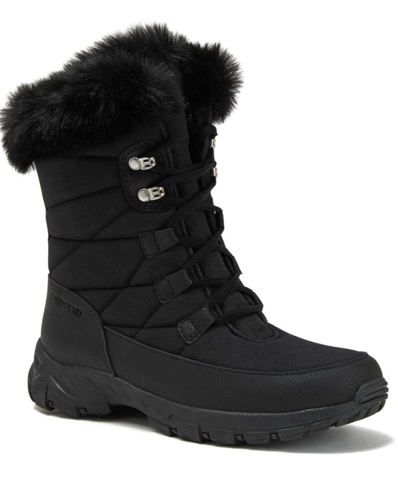 Women's Wide Width Expedition Trail Waterproof Lace Up Snow Boots
