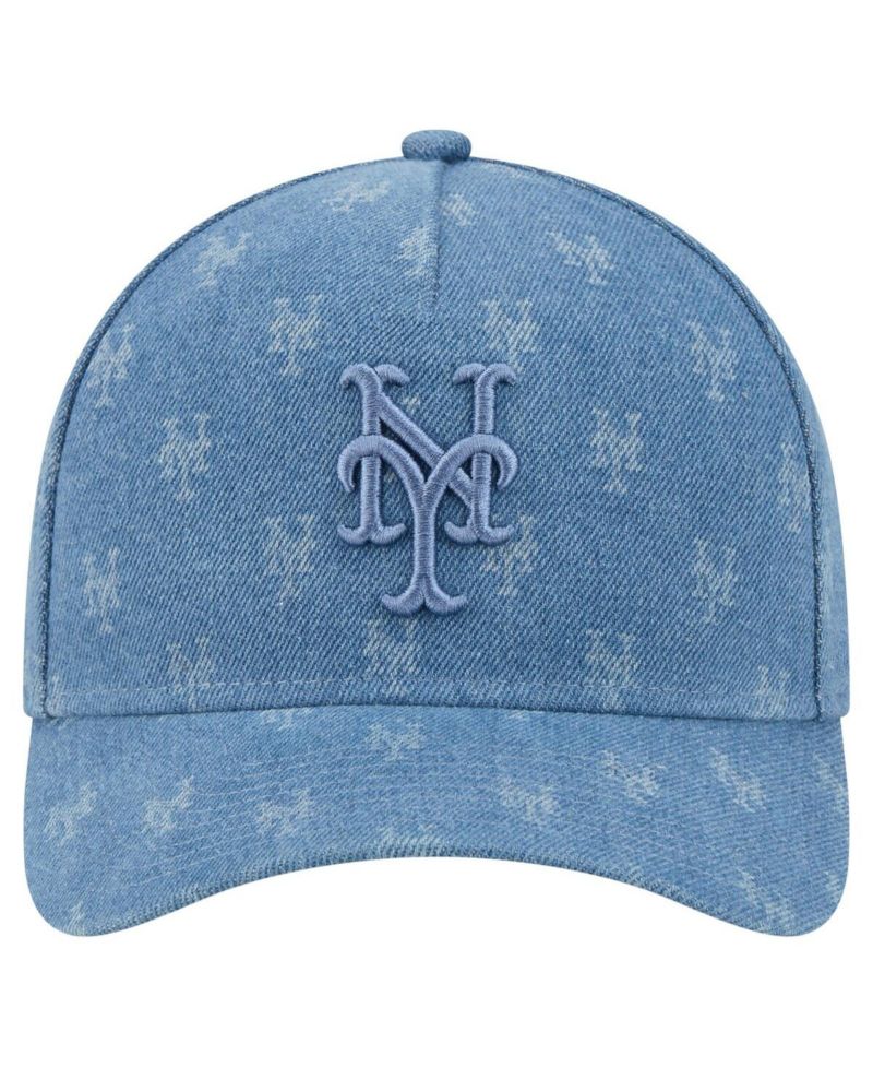 Men's Denim New York Mets A-Frame 9FORTY Adjustable Hat