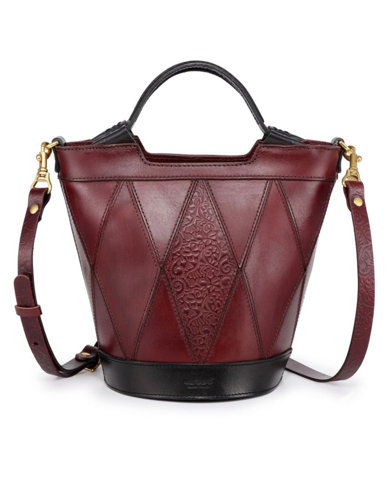 Primrose Mini Leather Crossbody Tote Bag