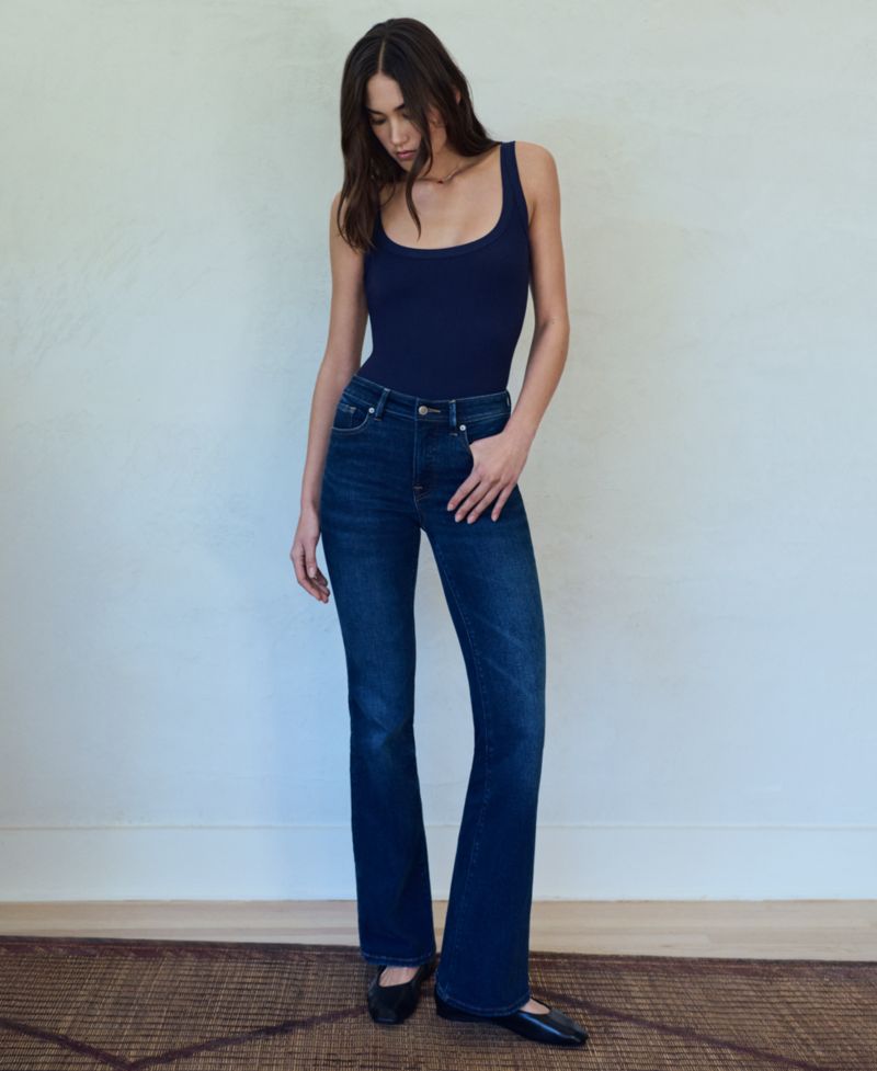 Women's Compression Good Legs Flare Jeans
