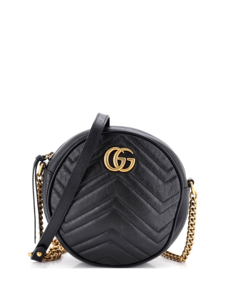 Mini GG Marmont Matelasse Leather Shoulder Bag