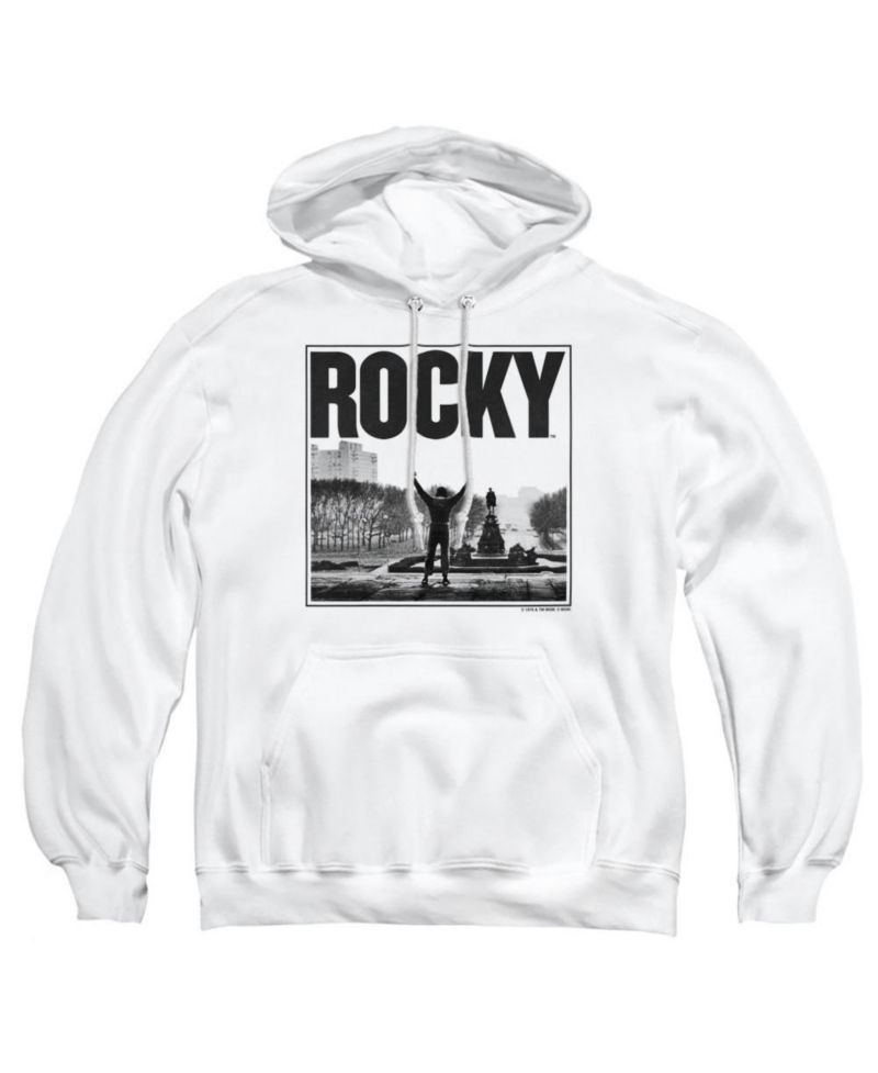 Men's Top Of The Stairs Pull-Over Long-Sleeve Graphic Cotton-Blend Hoodie