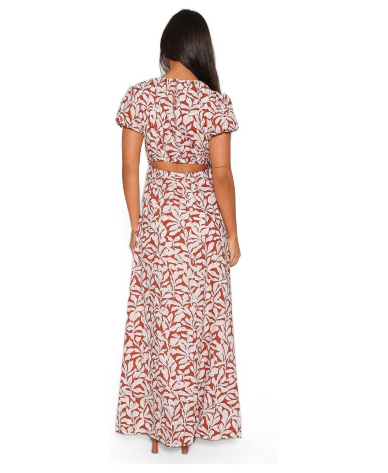 Women's Toria Floral Cut-Out Maxi Dress