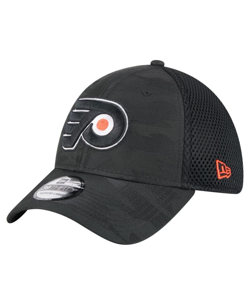 Men's Black Philadelphia Flyers Active Subtle Camo 39THIRTY Flex Hat