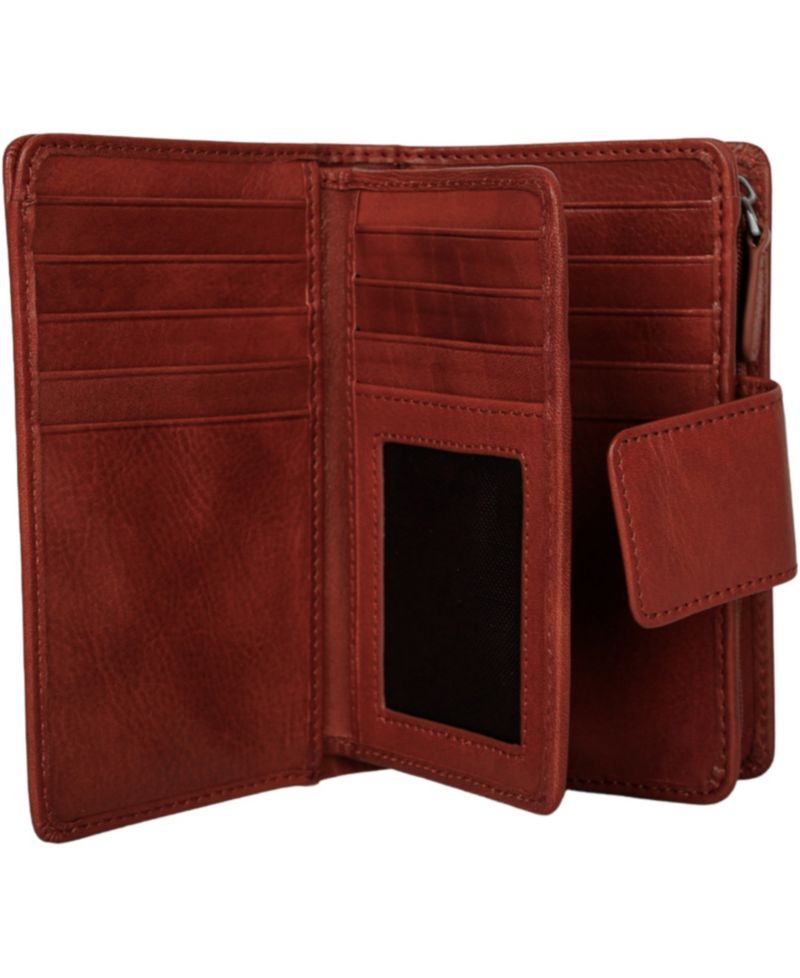 Pelle D'oro RFID Secure Snap Trifold Wallet