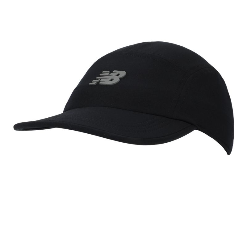 Men's Flying Logo Black 5-Panel Performance Hat